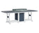 Berlin Gardens Garden Classic 44" x 96" Rectangular Fire Table - Bar Height