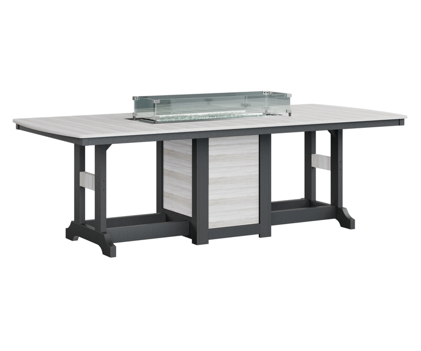 Berlin Gardens Garden Classic 44" x 96" Rectangular Fire Table - Bar Height