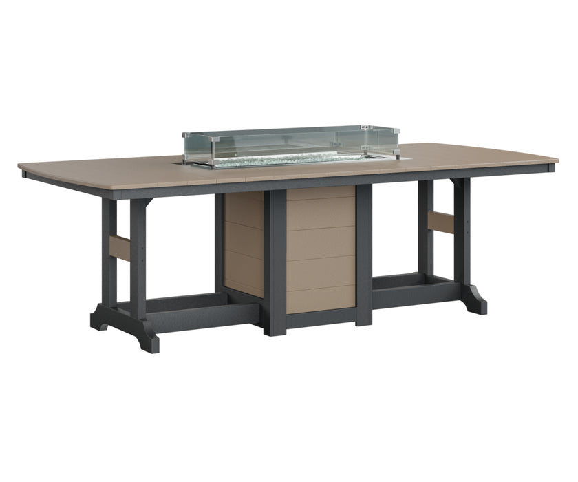 Berlin Gardens Garden Classic 44" x 96" Rectangular Fire Table - Bar Height