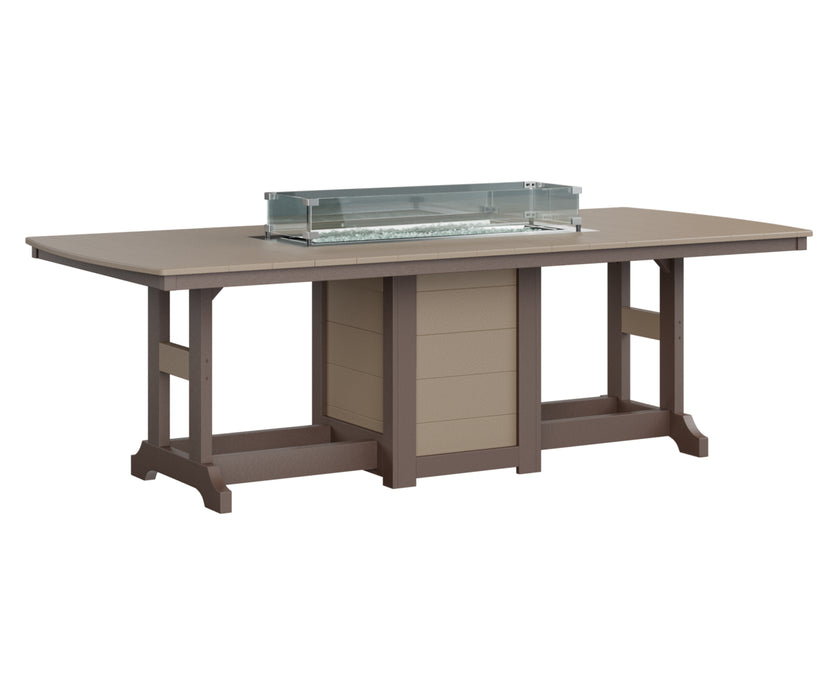 Berlin Gardens Garden Classic 44" x 96" Rectangular Fire Table - Bar Height