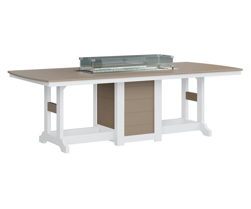 Berlin Gardens Garden Classic 44" x 96" Rectangular Fire Table - Bar Height