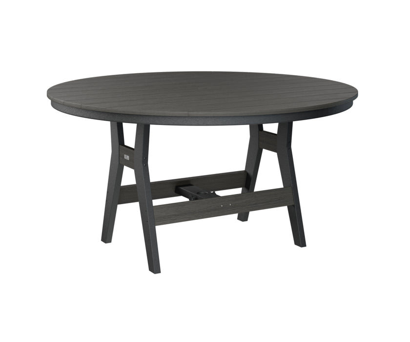 60 inch round outdoor patio dining table umbrella Berlin Gardens Harbor 60" Round Table - Dining Height