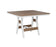 Berlin Gardens Harbor 44" Square Table - Bar Height
