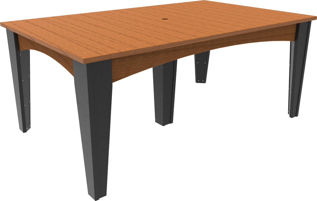 LuxCraft Island Dining Table (44" x 72" Rectangular)