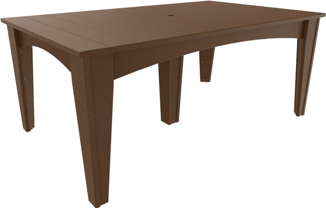 LuxCraft Island Dining Table (44" x 72" Rectangular)