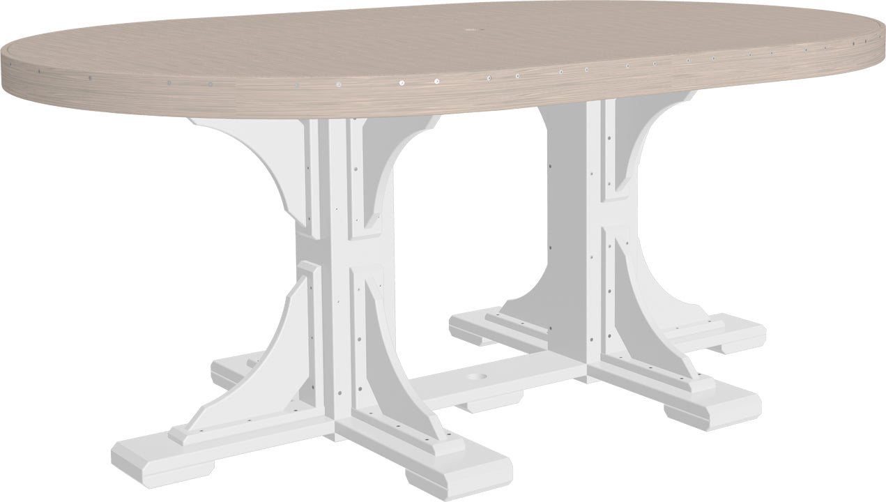 LuxCraft 4' x 6' Oval Table Set #3
