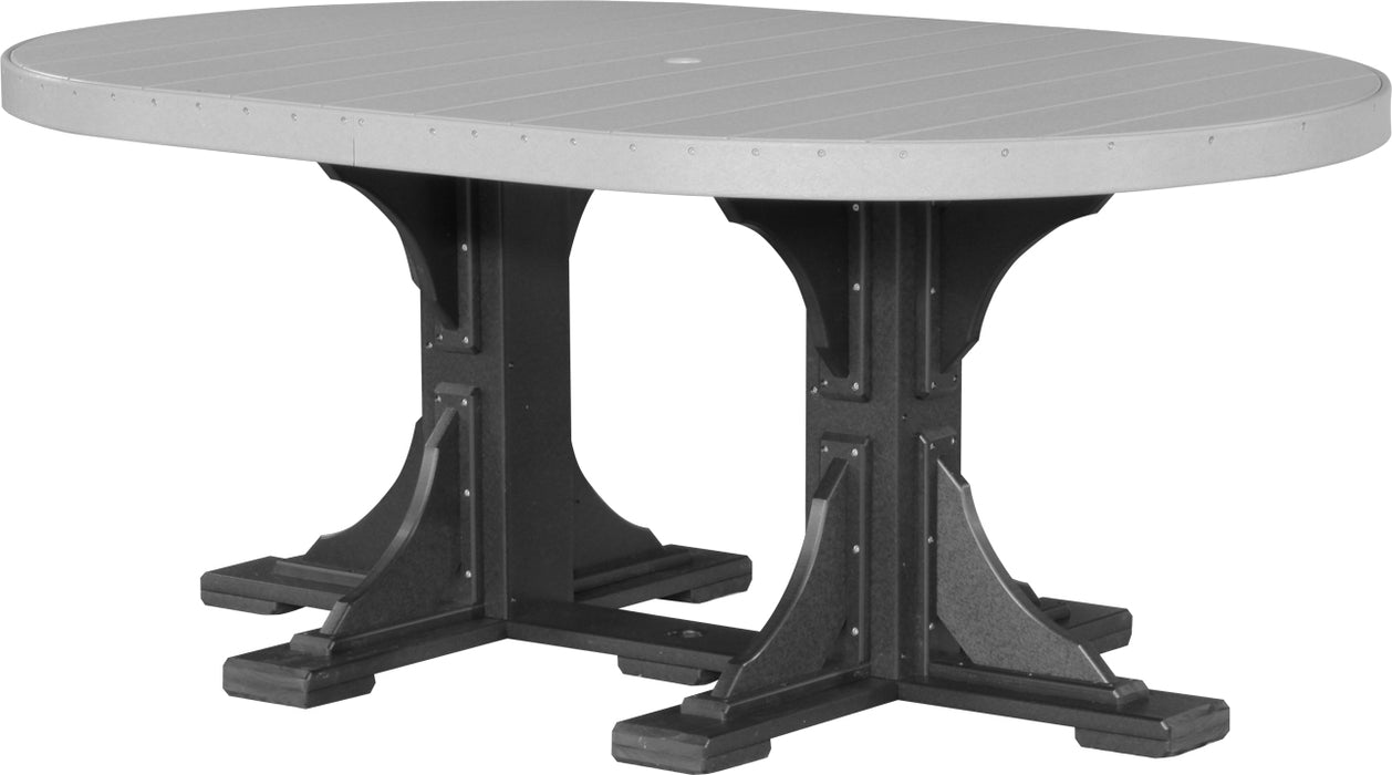 LuxCraft 4' x 6' Oval Table Set #3