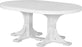 LuxCraft 4' x 6' Oval Table - Dining Height