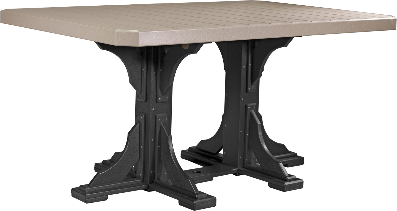 LuxCraft 4' x 6' Rectangular Table - Counter Height