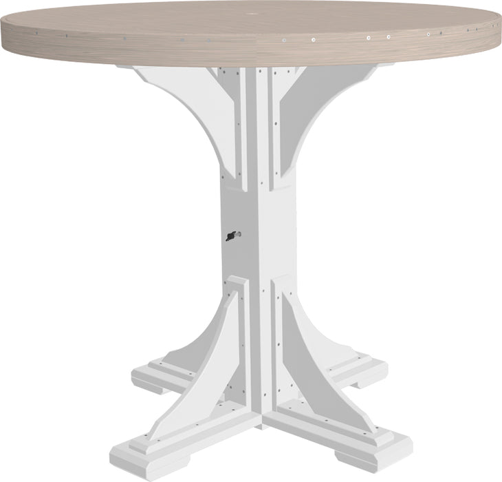 LuxCraft 4' Round Table - Bar Height