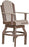 LuxCraft Adirondack Swivel Chair - Bar Height
