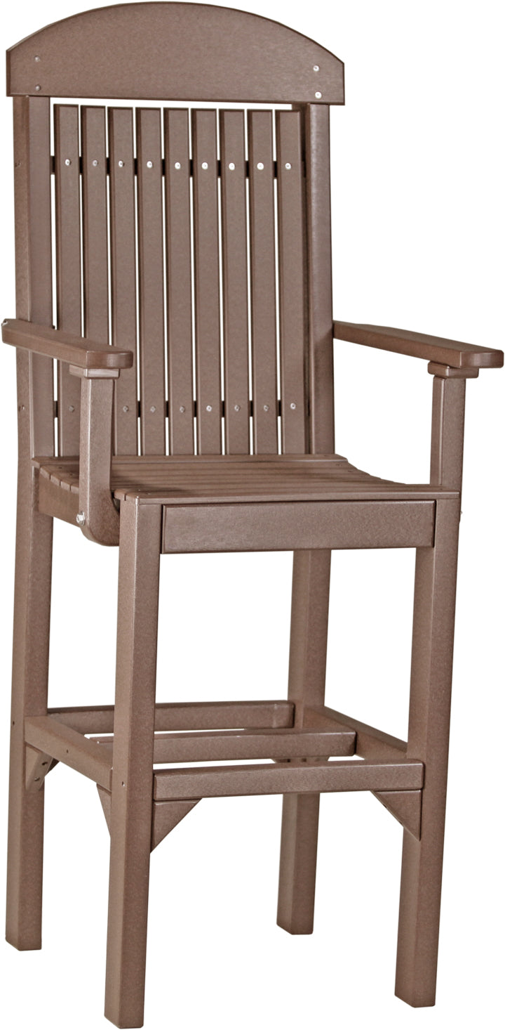 LuxCraft Classic Arm Chair - Bar Height