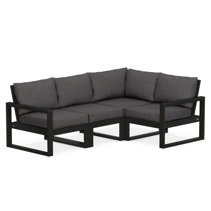 POLYWOOD EDGE 4-Piece Modular Deep Seating Set