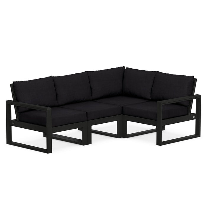 POLYWOOD EDGE 4-Piece Modular Deep Seating Set