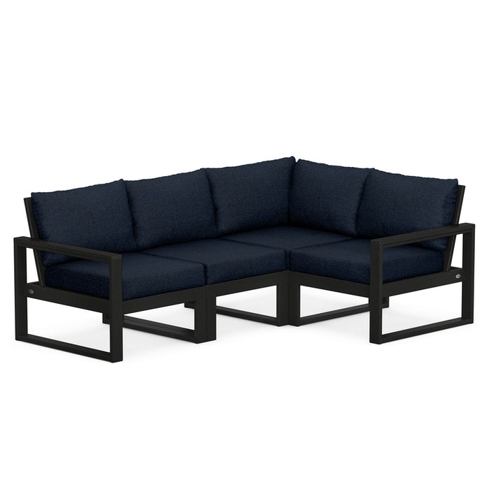 POLYWOOD EDGE 4-Piece Modular Deep Seating Set
