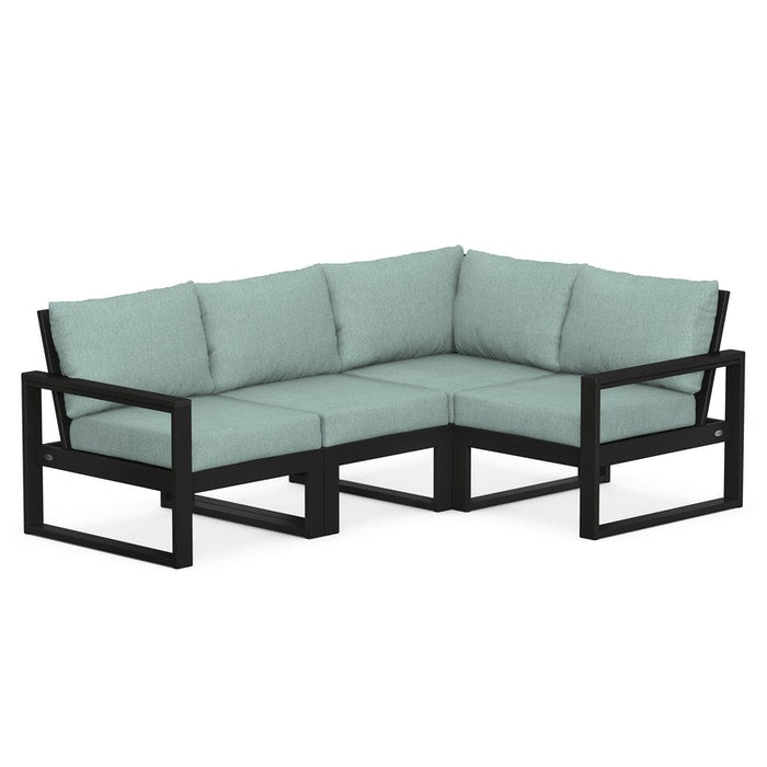 POLYWOOD EDGE 4-Piece Modular Deep Seating Set