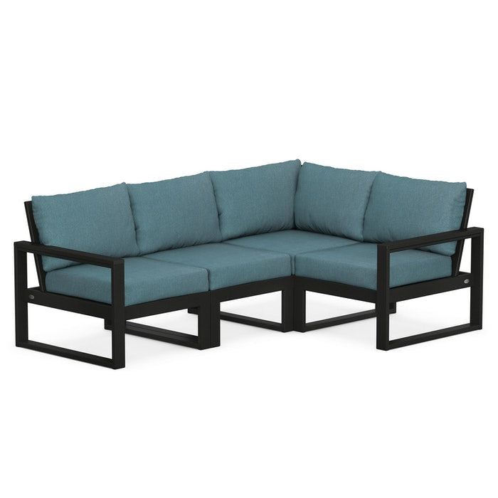 POLYWOOD EDGE 4-Piece Modular Deep Seating Set