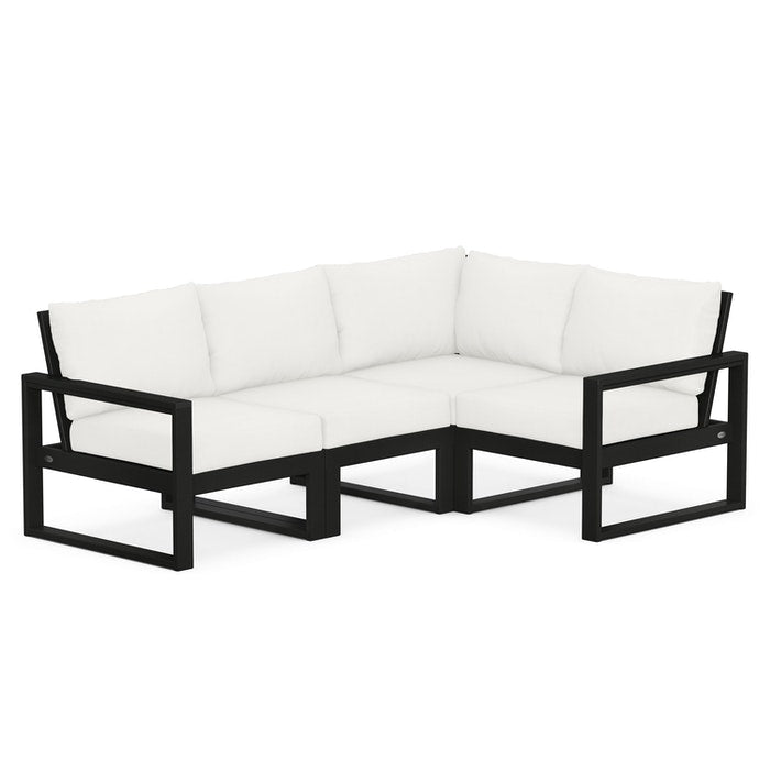POLYWOOD EDGE 4-Piece Modular Deep Seating Set