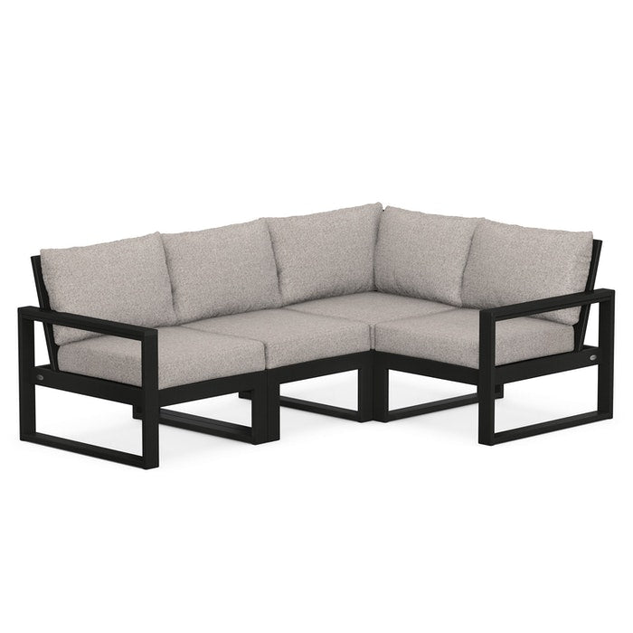 POLYWOOD EDGE 4-Piece Modular Deep Seating Set