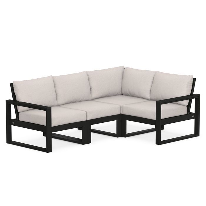 POLYWOOD EDGE 4-Piece Modular Deep Seating Set