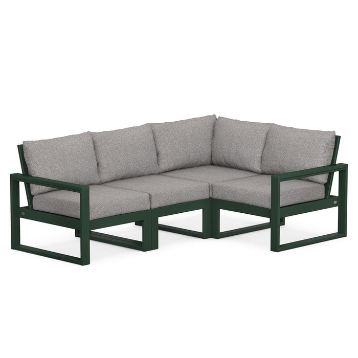 POLYWOOD EDGE 4-Piece Modular Deep Seating Set