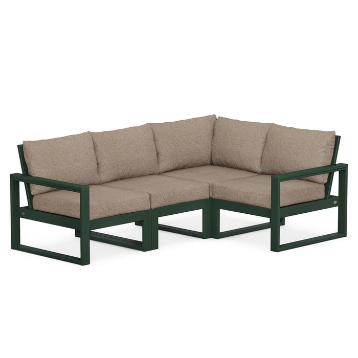 POLYWOOD EDGE 4-Piece Modular Deep Seating Set