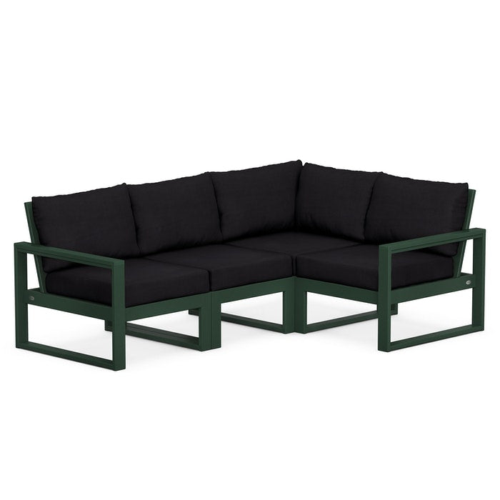 POLYWOOD EDGE 4-Piece Modular Deep Seating Set
