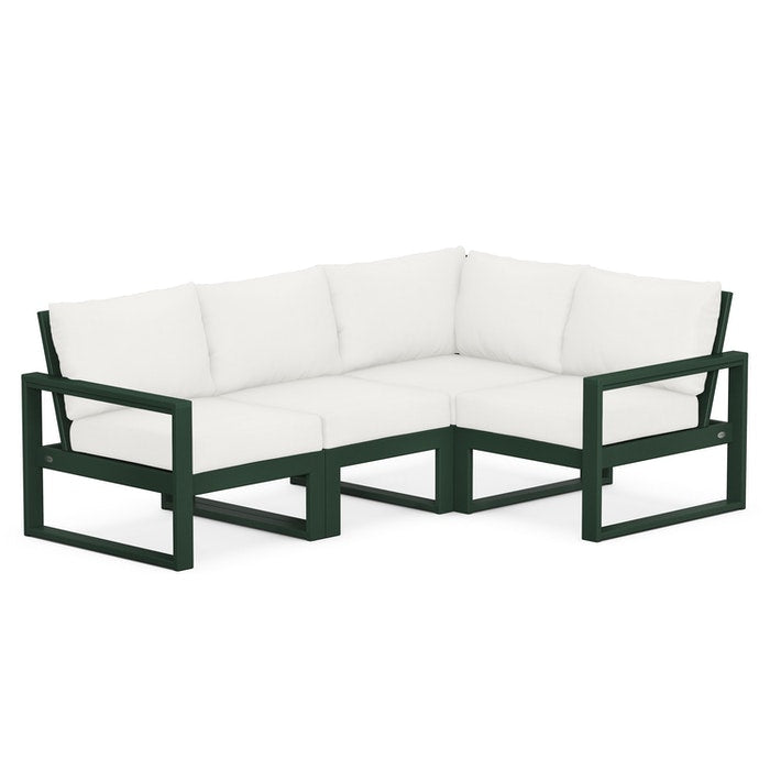 POLYWOOD EDGE 4-Piece Modular Deep Seating Set