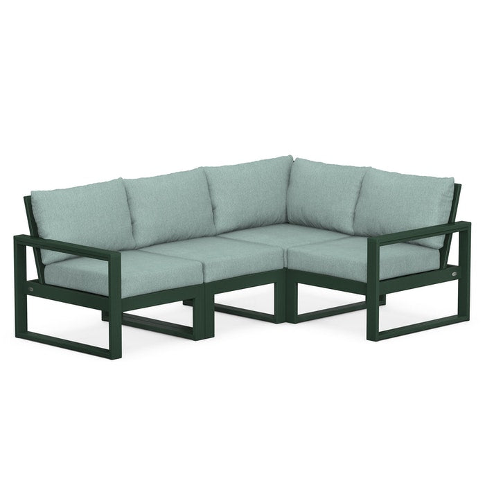 POLYWOOD EDGE 4-Piece Modular Deep Seating Set