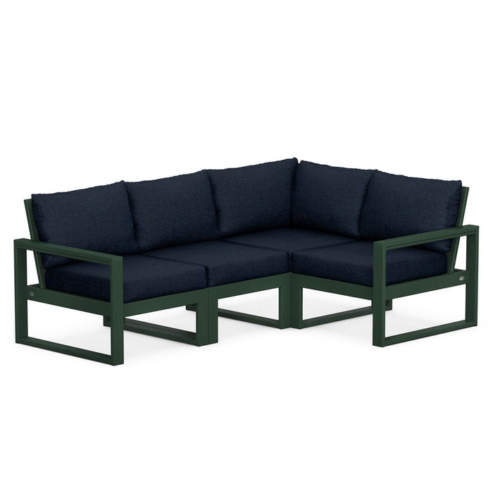 POLYWOOD EDGE 4-Piece Modular Deep Seating Set