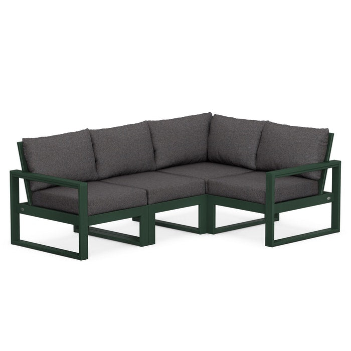 POLYWOOD EDGE 4-Piece Modular Deep Seating Set