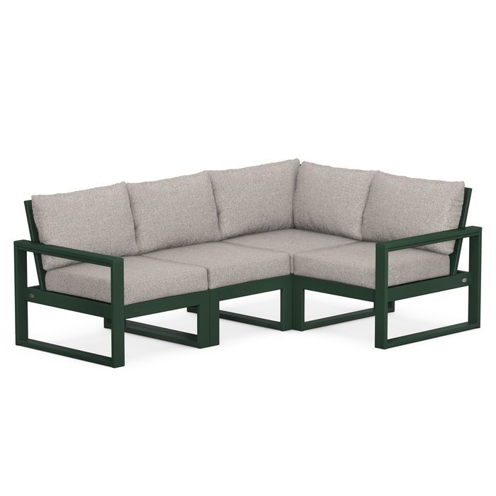 POLYWOOD EDGE 4-Piece Modular Deep Seating Set