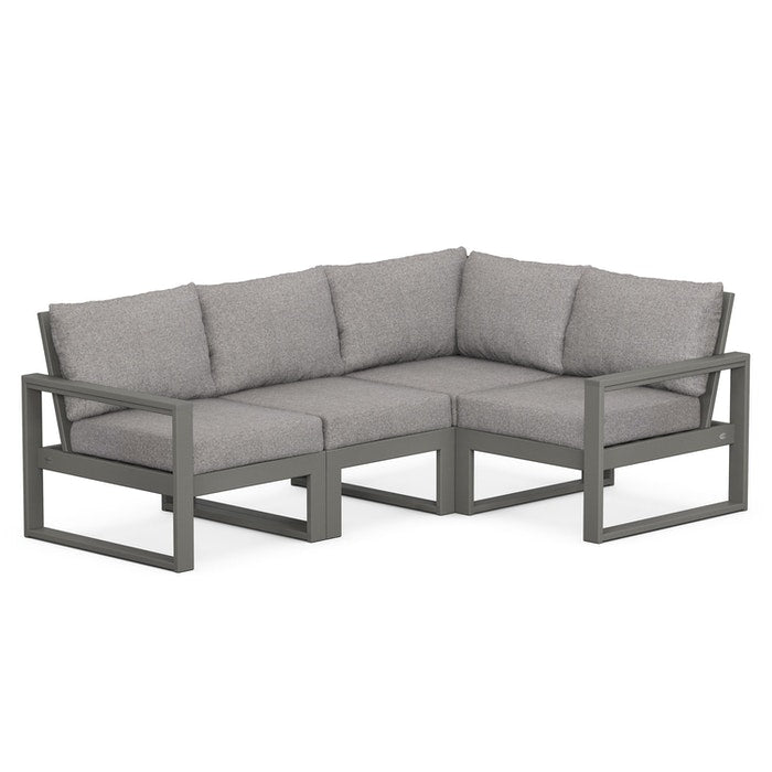 POLYWOOD EDGE 4-Piece Modular Deep Seating Set