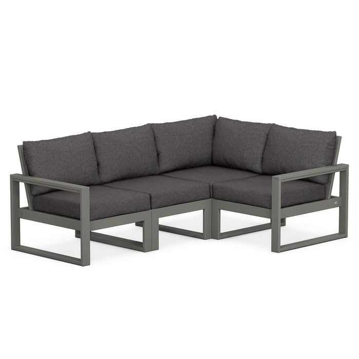 POLYWOOD EDGE 4-Piece Modular Deep Seating Set