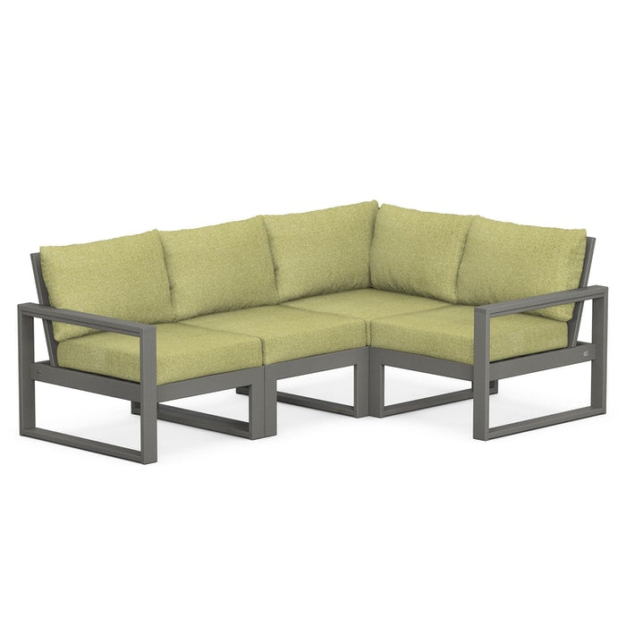 POLYWOOD EDGE 4-Piece Modular Deep Seating Set