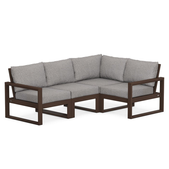 POLYWOOD EDGE 4-Piece Modular Deep Seating Set