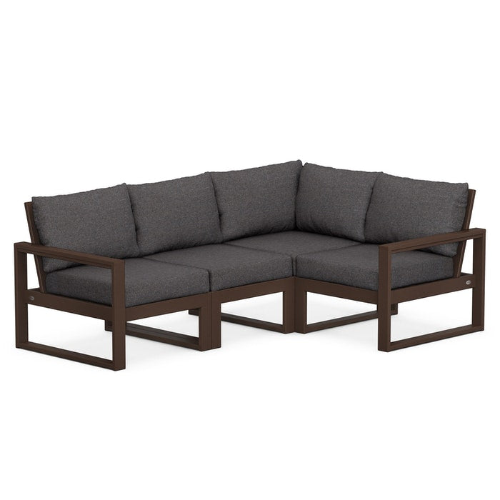 POLYWOOD EDGE 4-Piece Modular Deep Seating Set