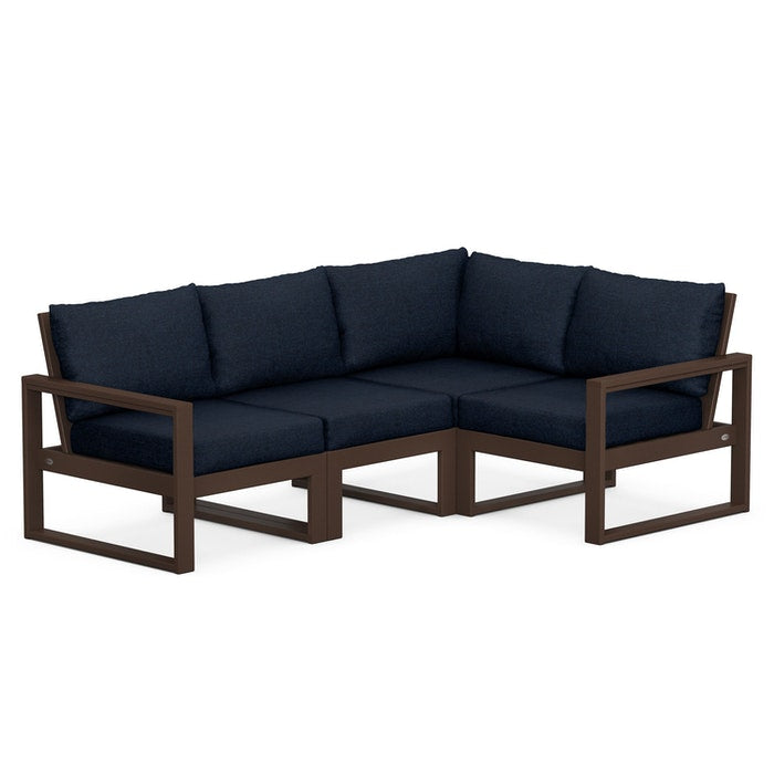 POLYWOOD EDGE 4-Piece Modular Deep Seating Set