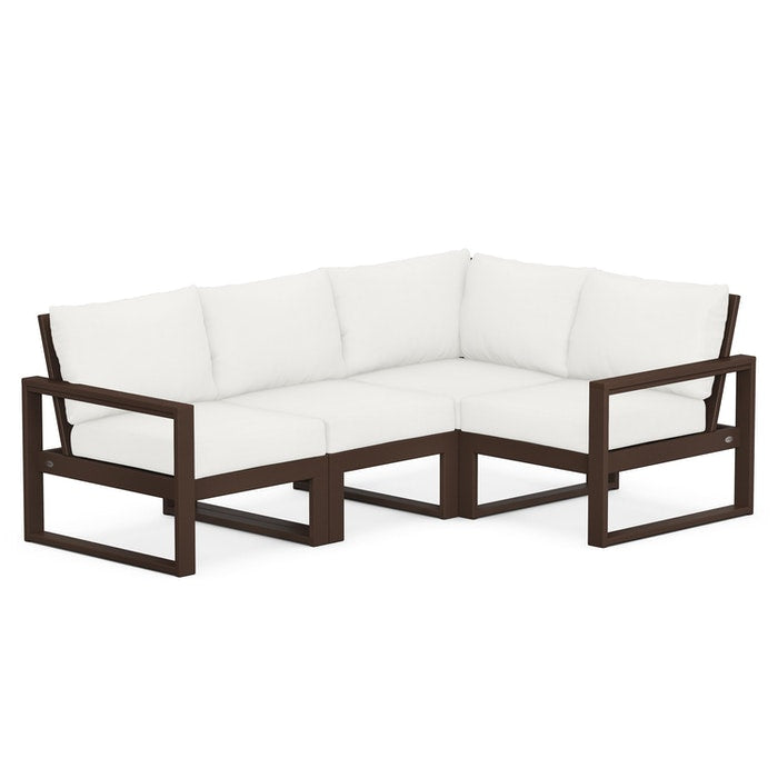 POLYWOOD EDGE 4-Piece Modular Deep Seating Set
