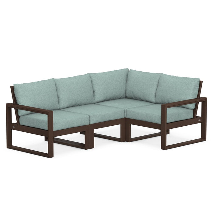 POLYWOOD EDGE 4-Piece Modular Deep Seating Set