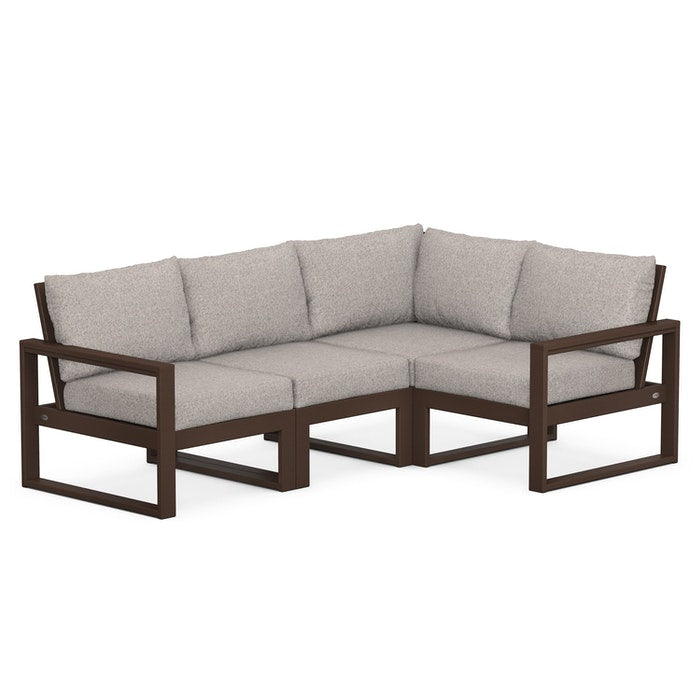 POLYWOOD EDGE 4-Piece Modular Deep Seating Set