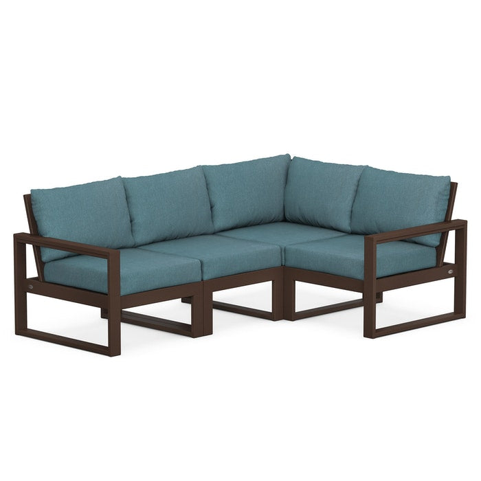 POLYWOOD EDGE 4-Piece Modular Deep Seating Set