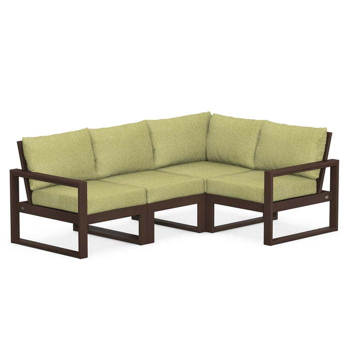 POLYWOOD EDGE 4-Piece Modular Deep Seating Set