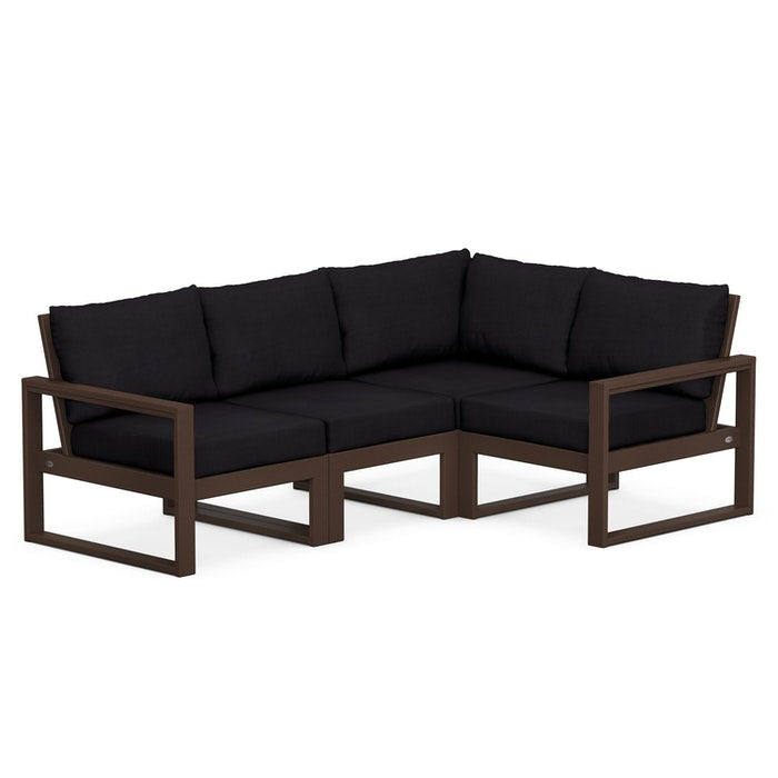 POLYWOOD EDGE 4-Piece Modular Deep Seating Set