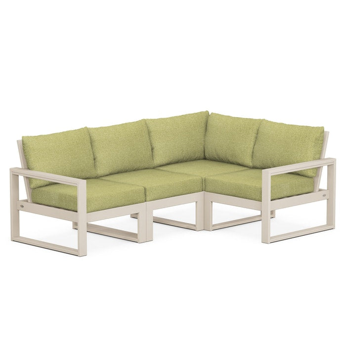 POLYWOOD EDGE 4-Piece Modular Deep Seating Set