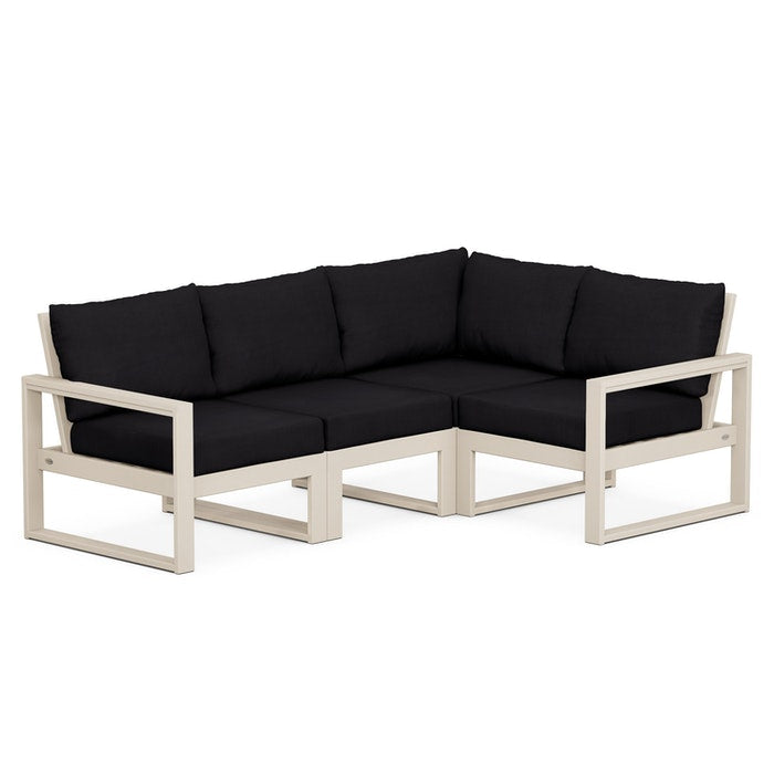 POLYWOOD EDGE 4-Piece Modular Deep Seating Set