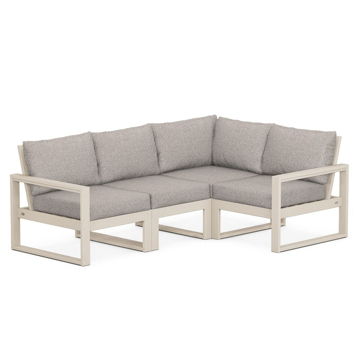 POLYWOOD EDGE 4-Piece Modular Deep Seating Set