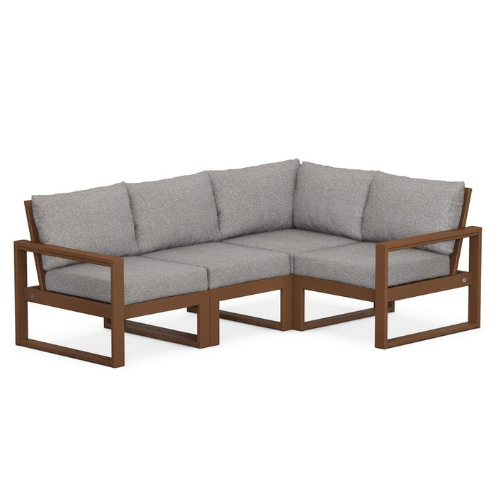 POLYWOOD EDGE 4-Piece Modular Deep Seating Set