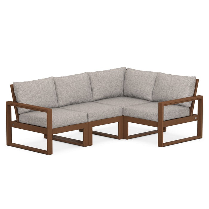 POLYWOOD EDGE 4-Piece Modular Deep Seating Set