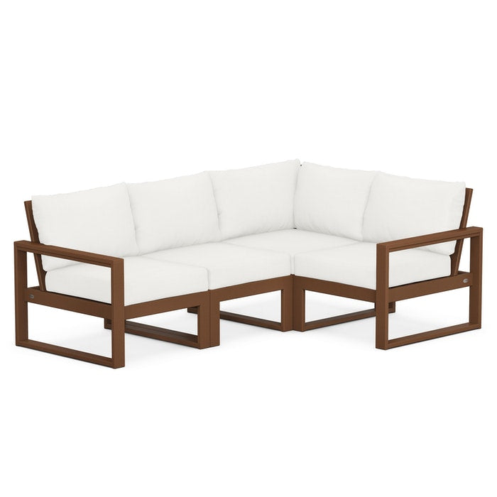 POLYWOOD EDGE 4-Piece Modular Deep Seating Set